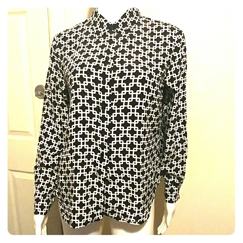 JONES NEW YORK blouse Sz 10